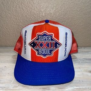 Vintage Super Bowl 22 Colorado Denver Broncos SnapBack Hat
